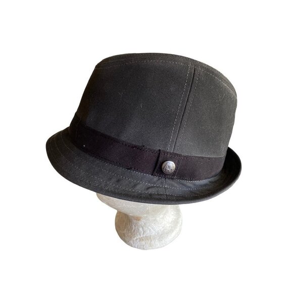 Gray American Rag Cotton Fedora One Size - Picture 2 of 6